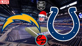 LA Chargers vs Indianapolis Colts NFL Monday Night Football Live Game Cast & Chat