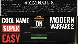 How to get cool name with symbols on Modern Warfare 3 super easy screenshot 2