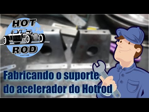 CONSTRUÇÃO DE HOTRODS - DEPOIS DE PROJETAR NO PAPELÃO, É HORA DE FABRICAR O SUPORTE DO ACELERADOR