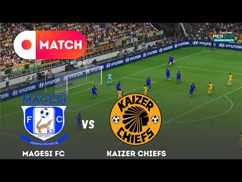 KAIZER CHIEFS vs MAGESI FC | Premiership 2026 Match Simulation | eFootball PES 21 Gameplay thumbnail