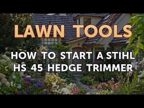 How to Start a Stihl HS 45 Hedge Trimmer - YouTube