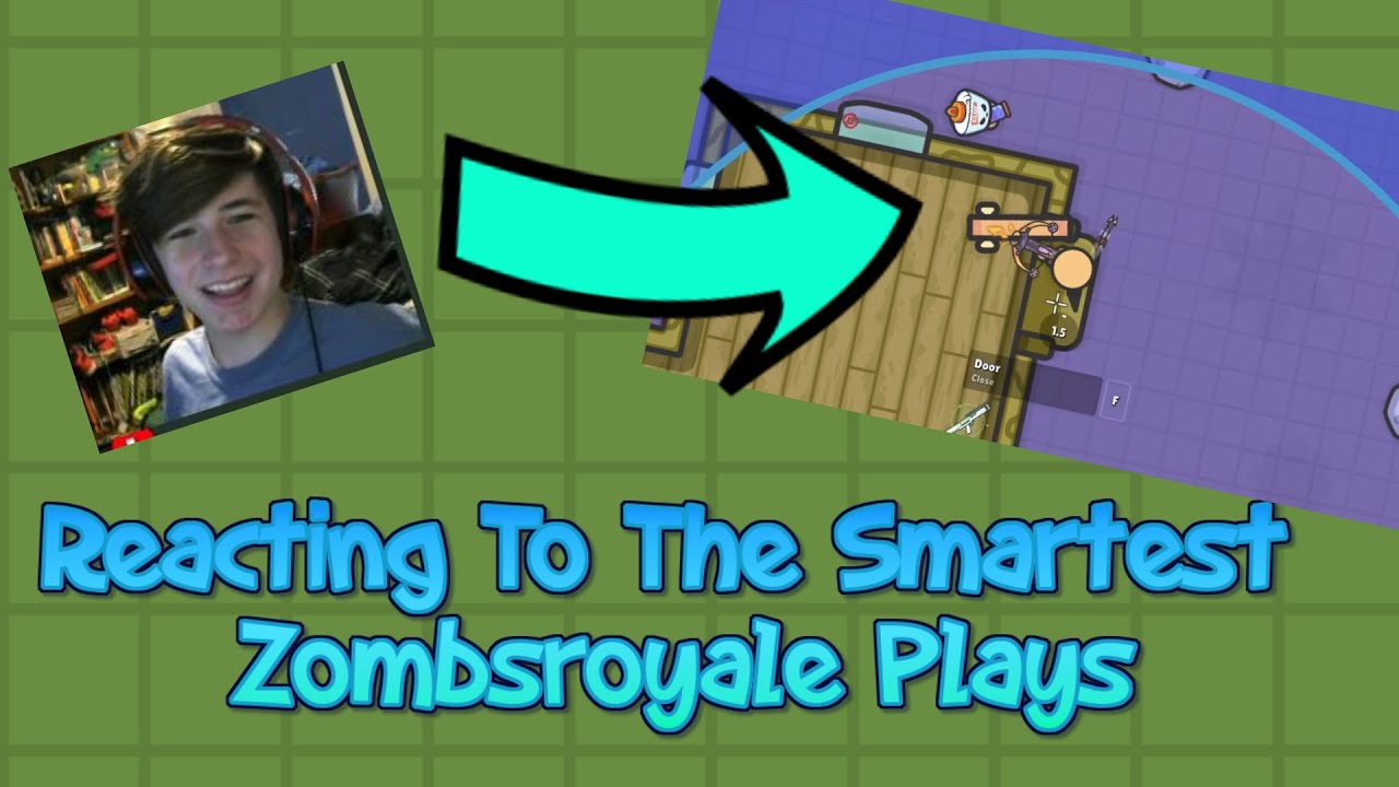 Reacting to the SMARTEST Plays in Zombsroyale.io History (200 IQ Plays)