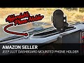 Affordable Amazon Dashboard Phone Mount for Jeep Wrangler JL/Gladiator JT | Unbox, Install & Review