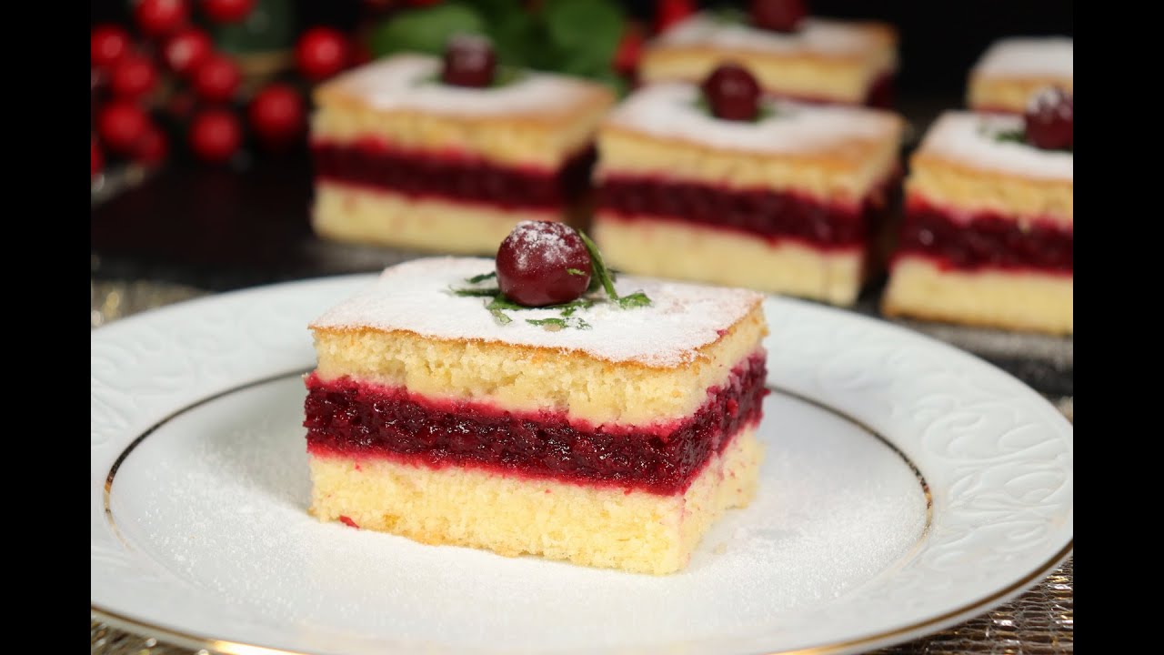 Пирог с вишней 🍒🍒 Вкусный, очень мягкий и сочный