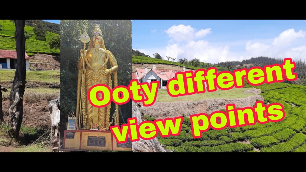 OOTY DIFFERENT VIEW POINTS (HUNGERFORD, LOVEDALE, MURUGAN KOVIL ഊട്ടിയിലെ വ്യത്യസ്ത കാഴ്ചകൾ