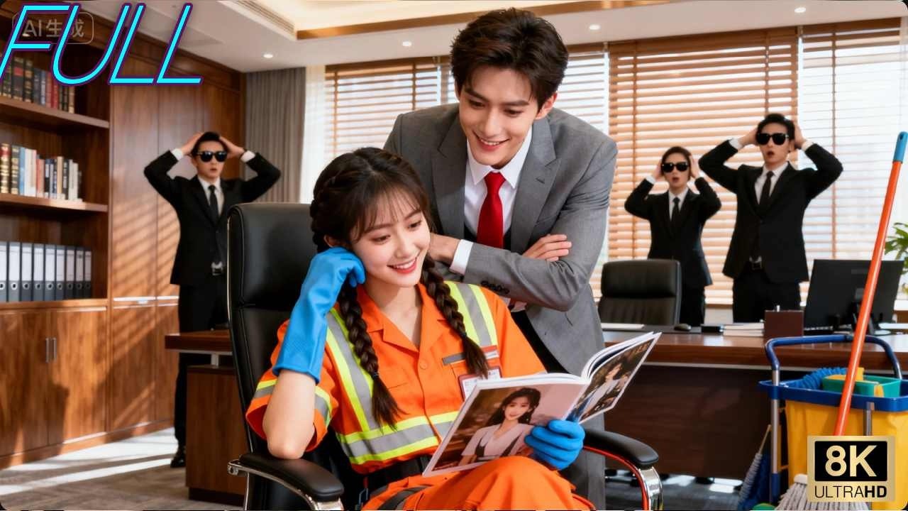 Tout le monde craint le PDG, sauf cette femme de ménage qui prend son temps ! L'amour naît 🧹💘