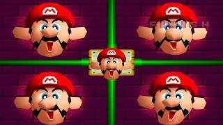 Mario Party 2 - All Score Minigames: Mario vs Luigi vs Peach vs Wario