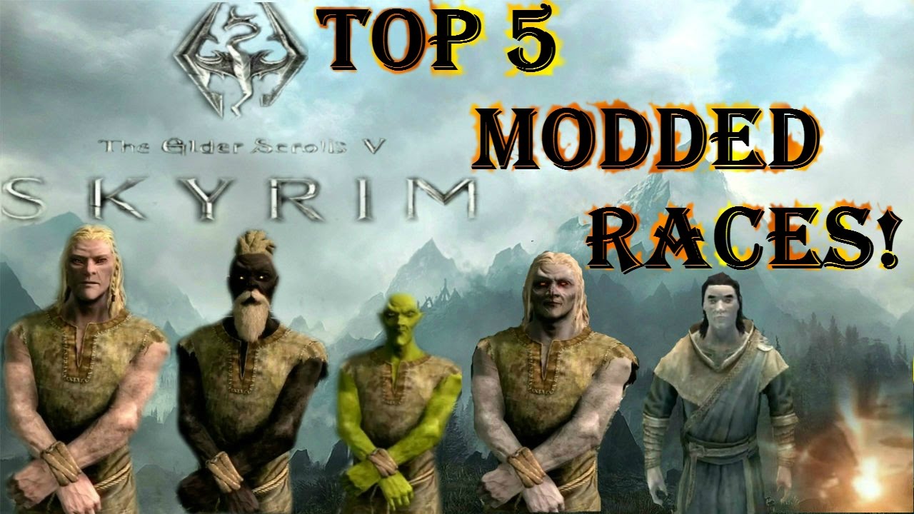 Skyrim Custom Races Top 5 Modded Races In Skyrim Remastered PS4 - YouTube
