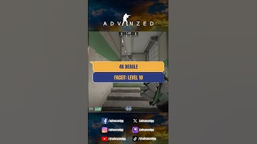 [FACEIT: LEVEL 10] 4k Deagle🔥 #advanzedcs #cs2 #cs2clips #csgo #csgoclips #faceit #gaming #shorts