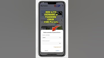 V380 cctv EASY FIX USERNAME or PASSWORD ERROR  #v380tutorial #v380cctv #cctvcamera