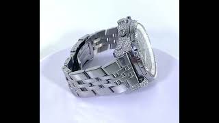 SOLD Breitling Bentley A44362 Men’s chrono watch with 4.90 ct NATURAL Diamond case Breitling Bentley Black Diamond