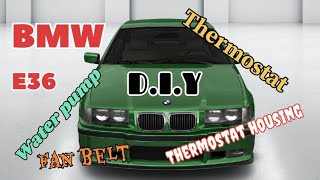 Complete review of the M52 engine cooling system#bmwe36#cooling#automobile 