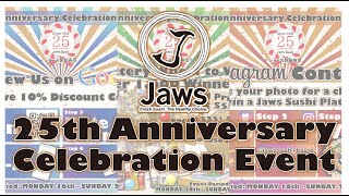 Jaws Hay St Restaurant - 25Th Anniversary Celebration Event