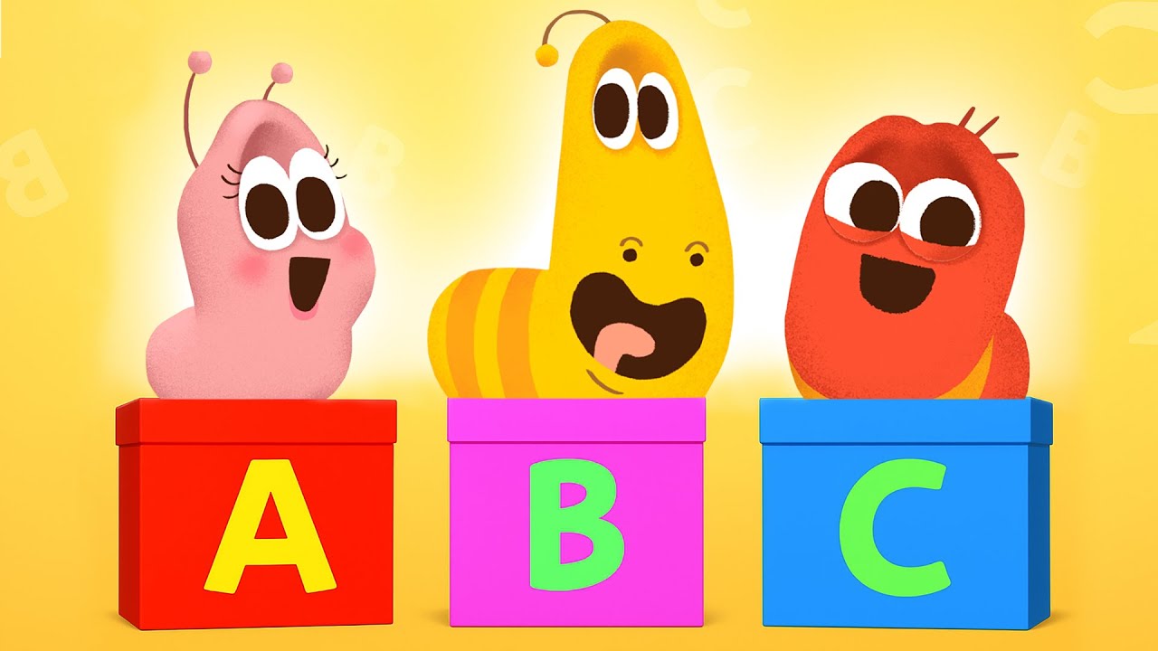 ABC Alphabet Surprise | A to Z! Phonics Song | Larva Nursery Rhyme for ...