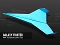 Cách gấp máy bay giấy cực dễ - Bay Rat Xa | Galaxy Fighter