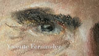 Up close Vicente Fernandez Chalk Pastel Drawing screenshot 4