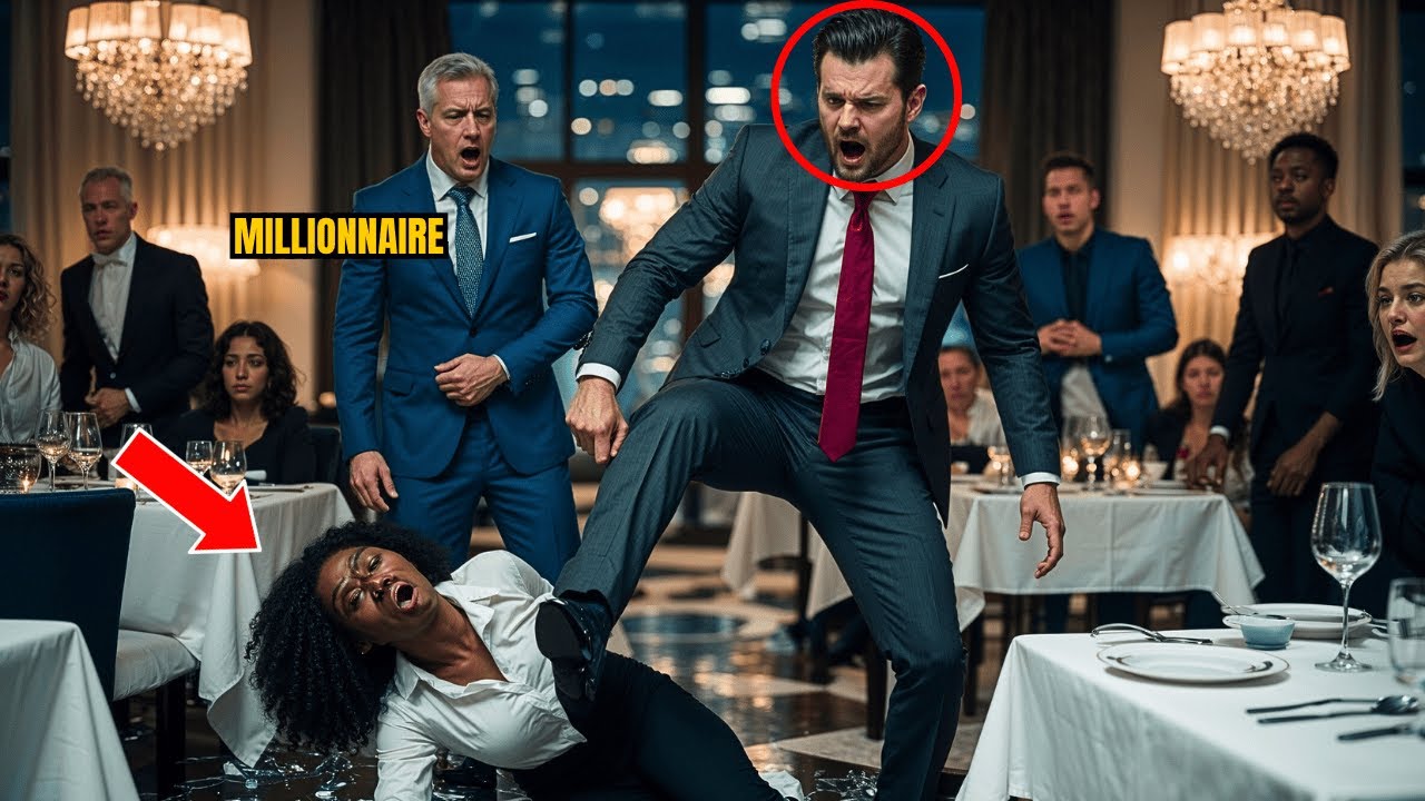 «S’il Vous Plaît, Arrêtez de me Frapper…», Cria la Serveuse Noire au PDG — un MILLIONNAIRE a Réagi!