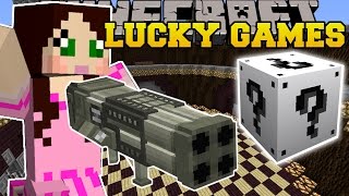 Minecraft: GUNS EXPLOSIVE CHALLENGE GAMES - Lucky Block Mod