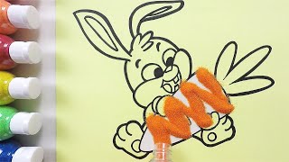 Rabbit Bunny SandArt ASMR ㅣ 토끼 샌드아트