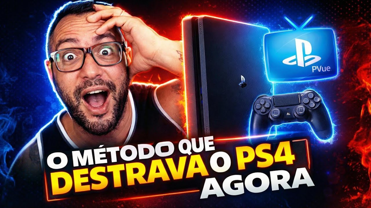 🔥LIBERE SEU PS4 AGORA USANDO O APP PSVUE!! até versões 13.00. 