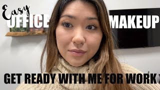 MY 10 MIN GO TO OFFICE MAKEUP LOOK | LET'S CHIT CHAT ABOUT RANDOM STUFF WHILE I GET READY FOR WORK