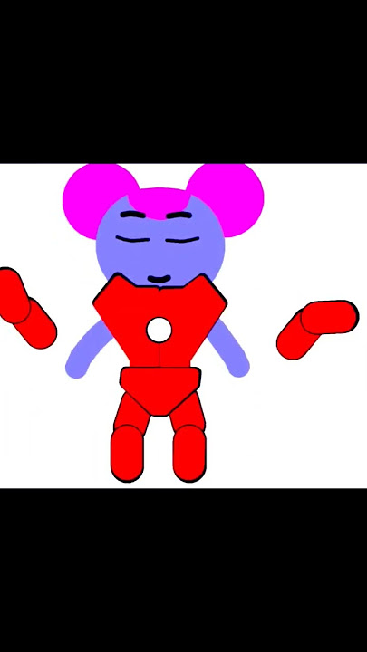 Pibby transforms into Iron Girl 💪 #animation #transformation #comeandlearnwithpibby #irongirl