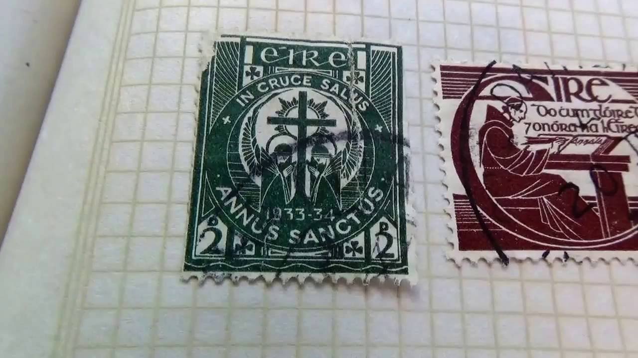 Old/Rare Ireland Postage Stamps YouTube