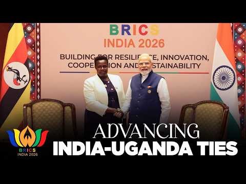 PM Modi holds a meeting with Vice President Jessica Alupo of Uganda