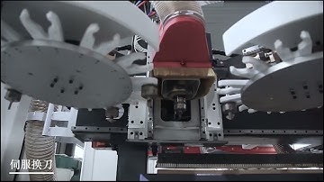 Nesting cnc router for MDF cabinet door production