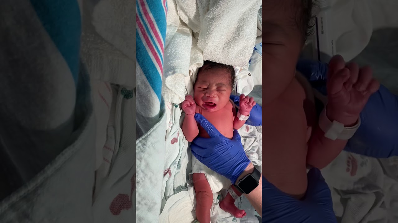 Aqil’s first bath #newbornbaby #firstbath