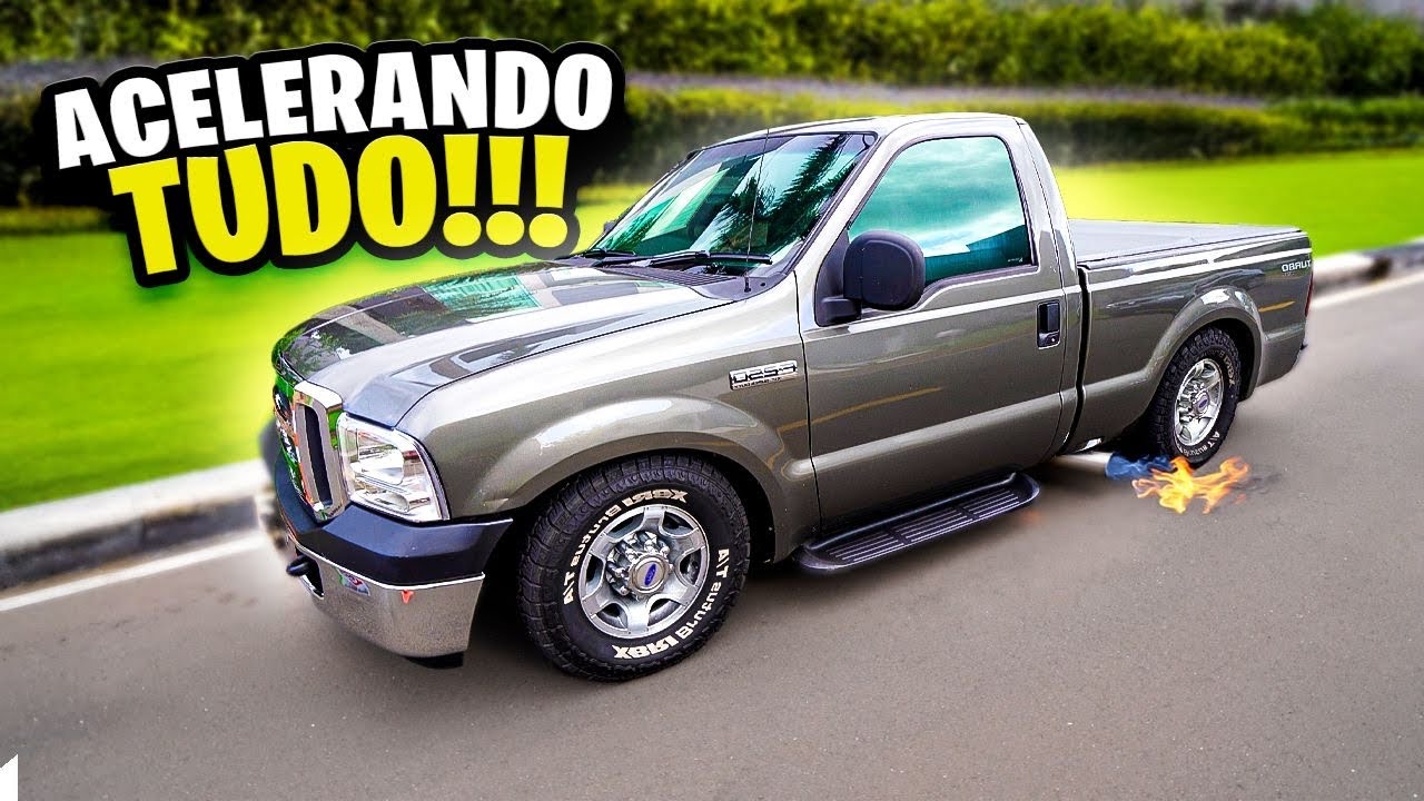 PRIMEIRA VIAGEM COM A F250 500CV NITRO 😱 ACELERANDO TUDO