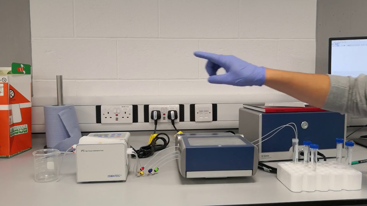 QCM-D Lab demonstration - University of Leeds