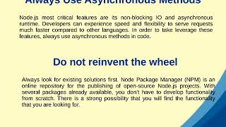 Famous Node.js Development Tips & Best Practices Profile