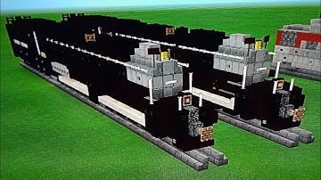 Minecraft Union Pacific Big Boy 4014 Tutorial Part 1