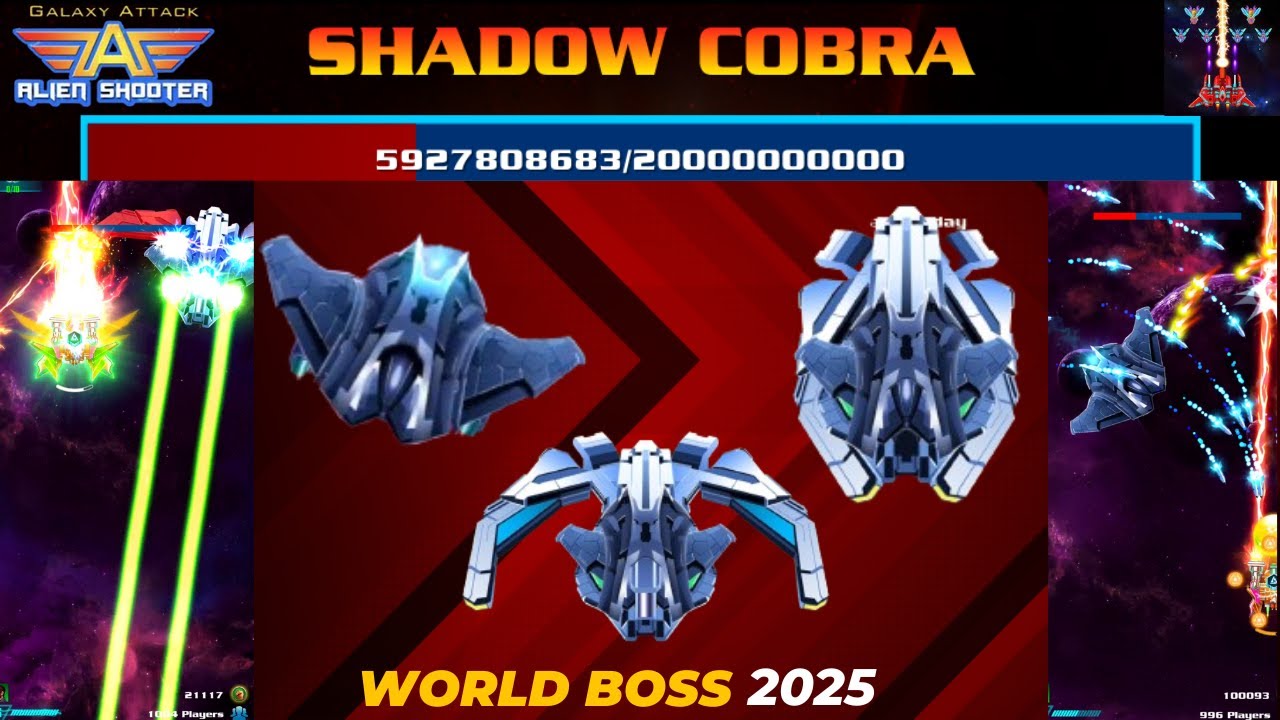 Galaxy Attack Shooting Game World Boss Shadow Cobra 8 - 2 - 2025