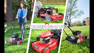 PowerSmart Self-Propelled Lawn Mower 22-inch with 5 Adjustable Heights