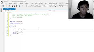 Pemrograman C++ (Mengisi dan Menampilkan Element Array) - Modul 7-1