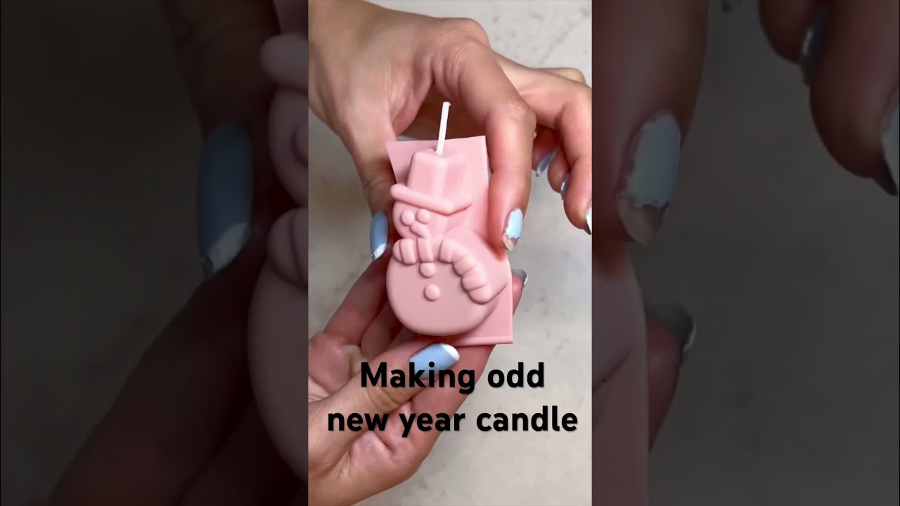 Odd gummy beer candle! For new year   