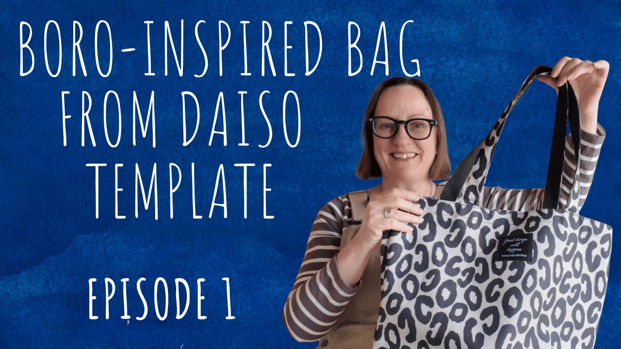 Making a Boro-Inspired Patchwork Bag from Scraps, Found Textiles
