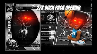 BIG WIN BASKETBALL 27K BIG BUCK PACK OPENING | RED GLACIERS UL | screenshot 3