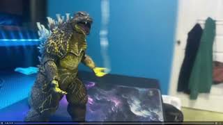 Hyper Blast Godzilla stop motion test
