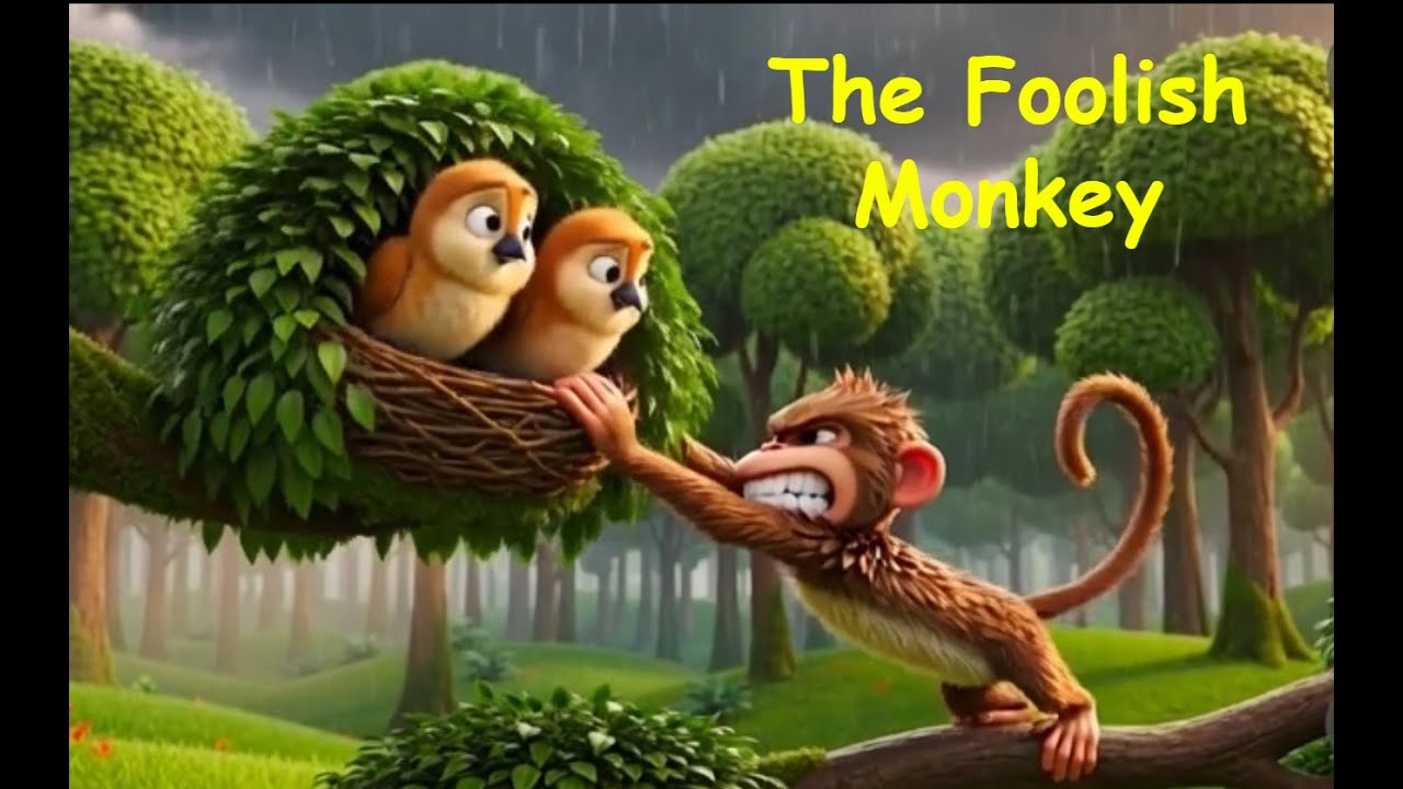 The Foolish Monkey 🐒 | Moral Story