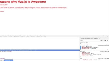 Vue.js 080 Global  scoped styles