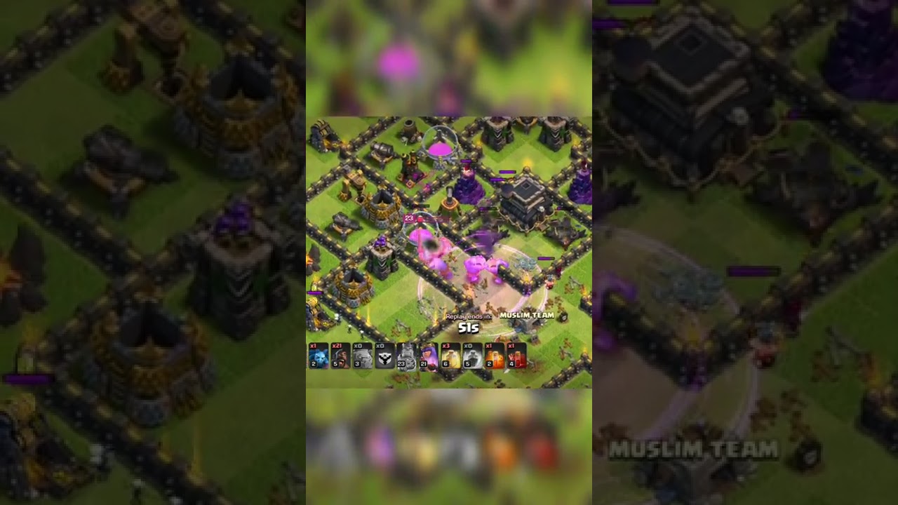 TH9 LEGENDERY ARMY | gohog attack stategy | 😍