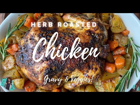 THE ABSOLUTE BEST ROASTED CHICKEN RECIPE  | EASY STEP-BY-STEP COOKING TUTORIAL #RoastedChicken