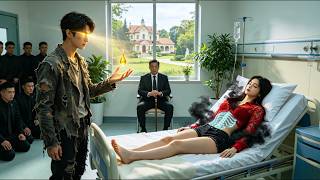 窮小子意外覺醒透視眼和神醫術法，透過美女豐滿軀身看穿沉睡不醒的病因，刺破手指去除一滴精血，讓美女死而復生震撼全場，美女為報恩瘋狂示愛要給他生娃#短劇 #逆袭 #爽剧 #神医