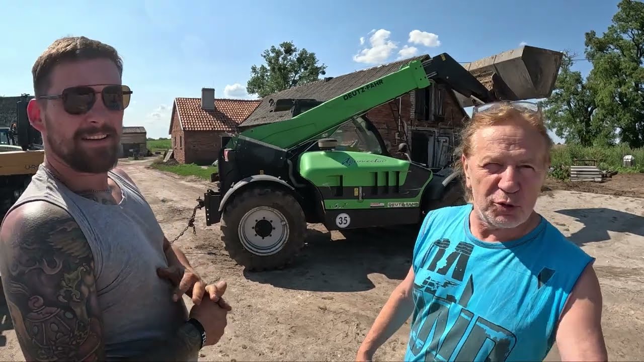 TATA MUSIAŁ POMÓC😥PRZETRZĄSANIE I ZGRABIANIE SIANA ZA GOSPODARSTWEM😎 ZDĄŻYĆ PRZED DESZCZEM🤣💪🏻