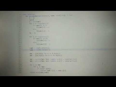 Minimum Operations to Make The array Alternating | Solution