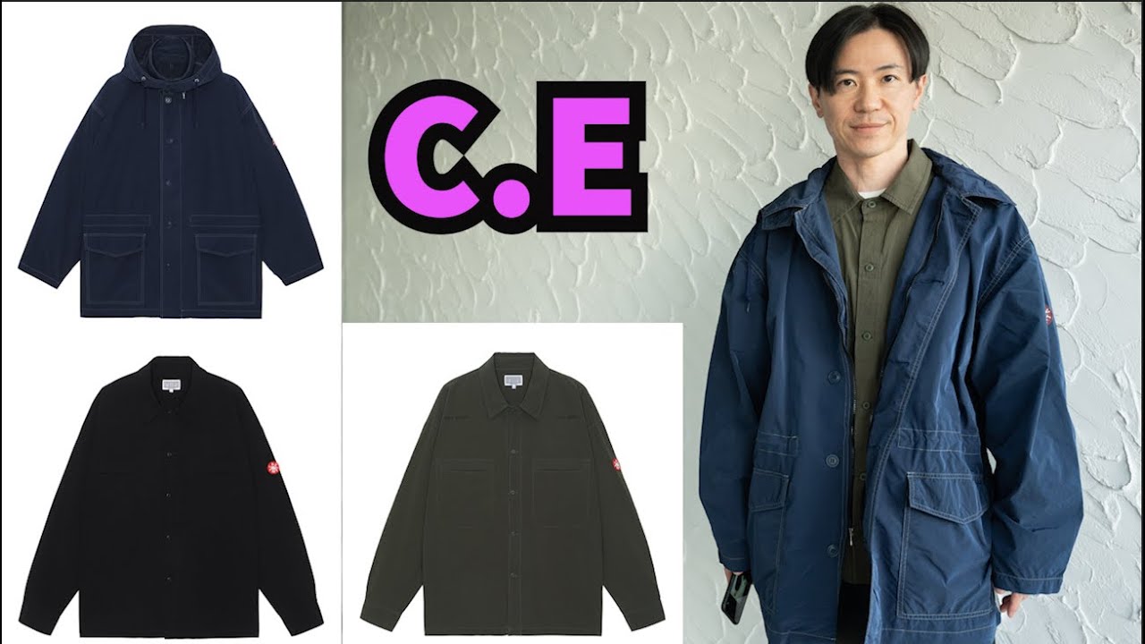 C.E】デタッチフードコートとカジュアルシャツを紹介します。 - YouTube