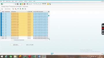 SAP- Production Planning Configuration
